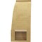 Ekena Millwork 5-inch W x 12-inch D x 12-inch H Lafayette Rough Cedar Woodgrain TimberThane Knee Brace, Primed BRCUR05X12X12LFTRCPR - alternate 6